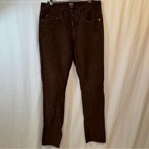 Gently Used Men’s Bonobos Brown Washed Corduroy Pants Slim Fit Size 30x32